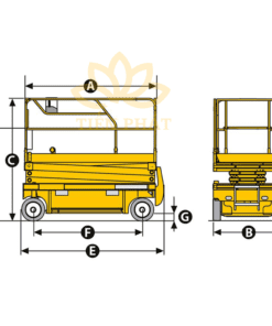 Kich thuoc xe cat keo Haulotte Compact 14m