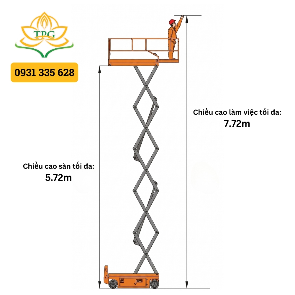 Xe nâng người 8m cắt kéo JLG 1930ES 12 chieu cao san va chieu cao lam viec xe nang nguoi cat keo jlg 1930es