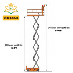 chieu cao san va chieu cao lam viec xe nang nguoi cat keo jlg 2646es