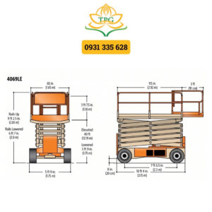 kich thuoc xe nang cat keo jlg 4069le