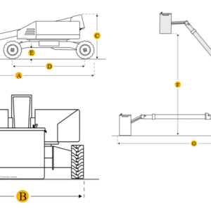 Xe nâng người 20m S-BoomLift JLG 600AJ 9 Xe nang nguoi 600A