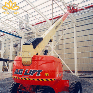 Xe nâng người 20m S-BoomLift JLG 600AJ 8 Xe nang nguoi lam viec tren cao JLG 600A