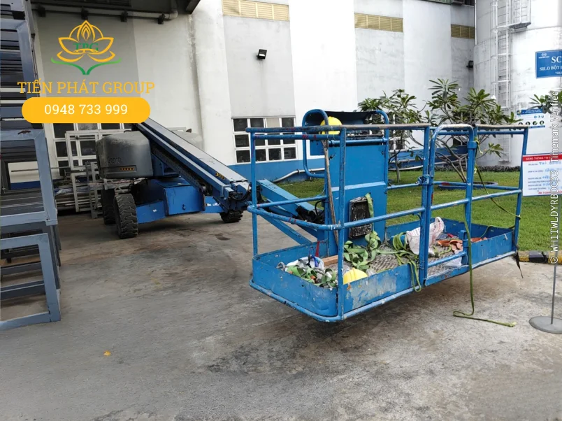 Tien Phat la cung cap dich vu cho thue xe nang nguoi tai Long An da dang cac loai xe nang nguoi cat keo, xe boom lift doi moi