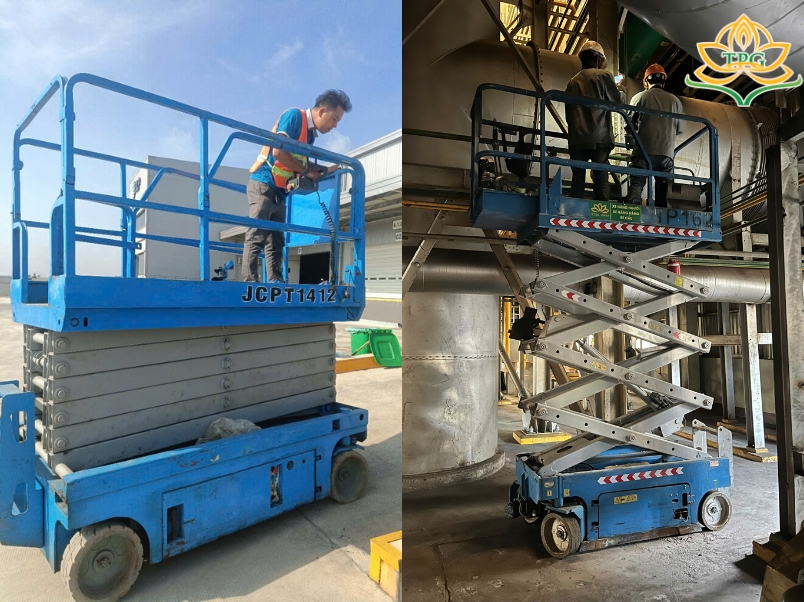 Cho thuê xe nâng người cắt kéo, boom lift tại Nha Trang, Khánh Hòa 1 cho thue xe nang nguoi cat keo khanh hoa
