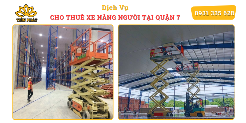 Cho thue xe nang nguoi cat keo lam viec tai Quan 7