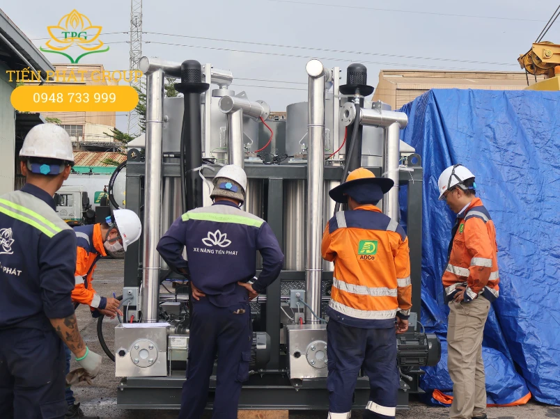 Tien Phat cung cap dich vu di doi day chuyen san xuat (bang tai)