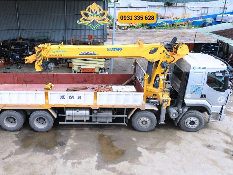 Bảng giá cho thuê xe cẩu thùng, cẩu Kato, cẩu bánh xích trọn gói 1 bang gia thue xe cau thung