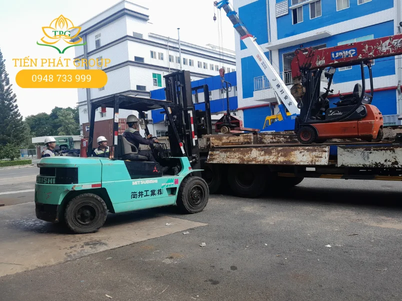 Tien Phat Group cho thue xe nang hang tai Binh Duong phuc vu da dang nhu cau nang ha va van chuyen hang hoa