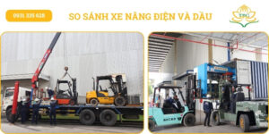 so sanh xe nang dien va xe nang dau