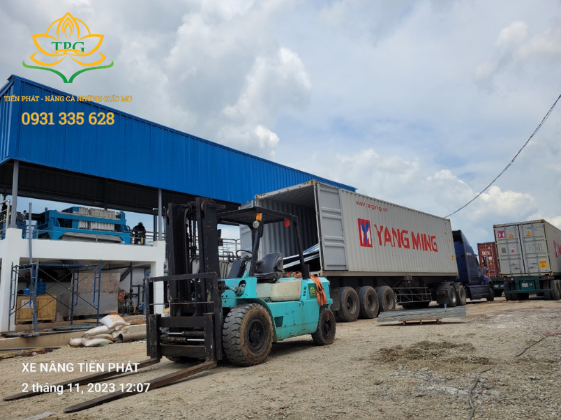 Khu vuc cho thue xe nang tai Nghe An cua Tien Phat