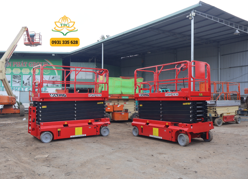 Tiến Phát Group nhập kho xe nâng người 16m LTMG LTWP1412 1 bo sung xe nang nguoi ltmg ltwp1412