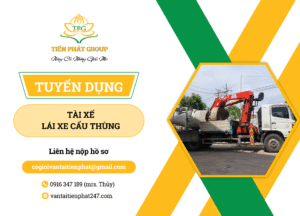 Tuyển dụng tài xế lái xe cẩu thùng - Tiến Phát Group 2 tuyen dung tai xe lai xe cau thung