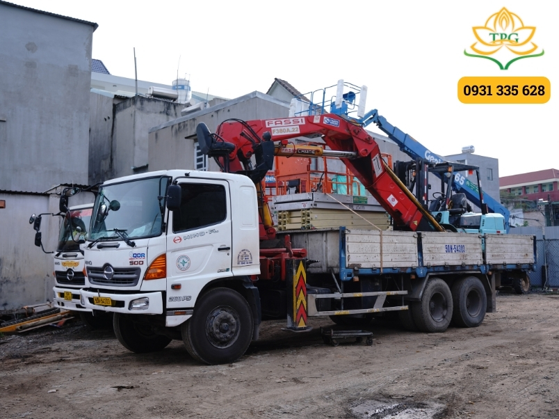 Cho thuê xe cẩu thùng, cẩu bánh lốp tại Cần Giờ 3 uu diem khi chon tien phat de thue xe cau can gio