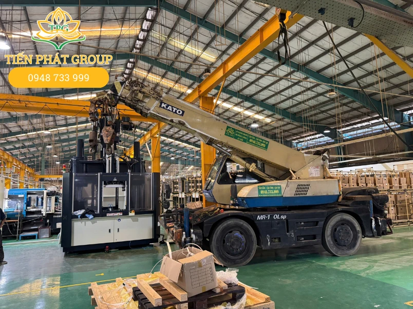 Cho thuê xe cẩu 3 - 100 tấn tại KCN Kim Huy chất lượng, giá rẻ 5 Xe cau cua Tien Phat Group dap ung hieu qua cac hang muc thi cong tai KCN Kim Huy.