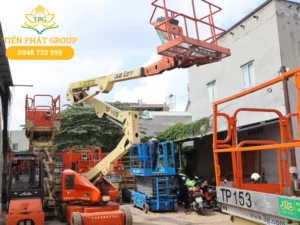 Cho thue xe nang nguoi tai KCN Viet Huong uy tin, gia re