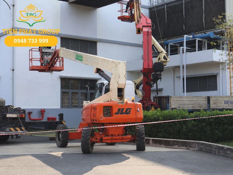 Cho thuê xe nâng người tại KCN Mai Trung, giá tốt nhất 2026 2 Du an cho thue xe nang nguoi thi cong tren cao tai KCN Mai Trung