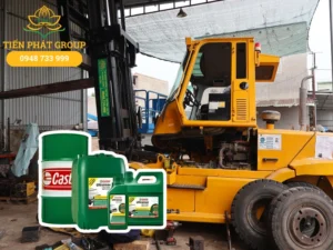 Huong dan cach thay nhot xe nang chuan 5 buoc ky thuat