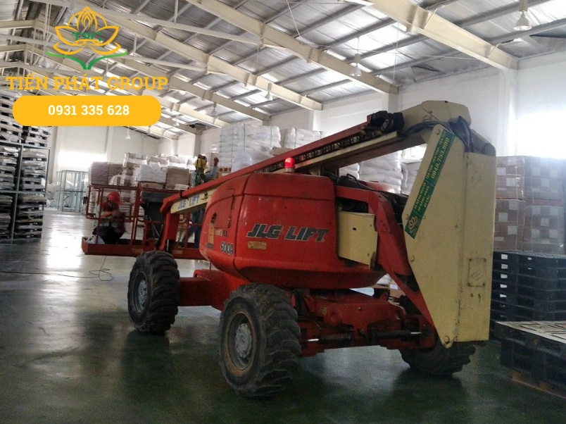 Cho thuê xe nâng người tại KCN Lai Hưng uy tín, giá rẻ 3 Du an cho thue xe nang nguoi boomlift tai KCN Lai Hung