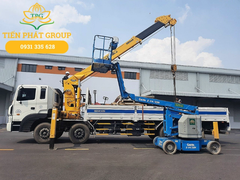 Cho thuê xe nâng người tại KCN Lai Hưng uy tín, giá rẻ 2 Loi the khi thue xe nang nguoi Tien Phat Group tai KCN Lai Hung