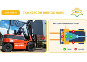 tam giac on dinh xe nang