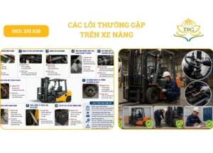 cac loi thuong gap tren xe nang
