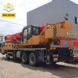 Xe cẩu 25 tấn Sany STC250E5 | Xe cẩu bánh lốp 25 tấn Sany 11 xe cau sany 25 tan stc250e5 2